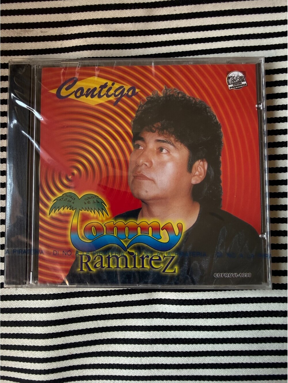 Tommy Ramirez - Contigo CD Discos Provincia Cumbia Tropical